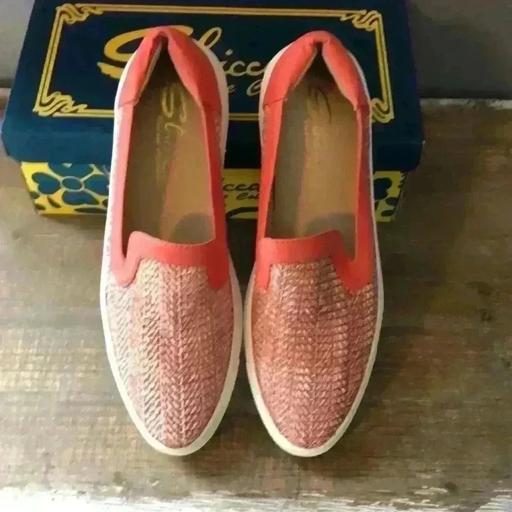 Sbicca NIB Vintage Collection Rafa Slide on Coral Shoes Women’s size 7.5